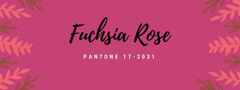 Color del año Pantone 2001 Fuchsia Rose