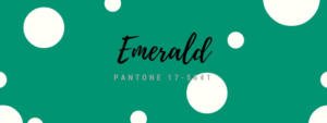 Color del año Pantone 2013 Emerald