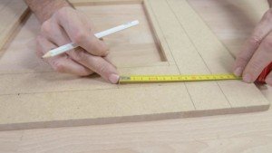 Flexómetro para medir y marcas las distancias
