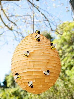 Piñata colmena de abejas