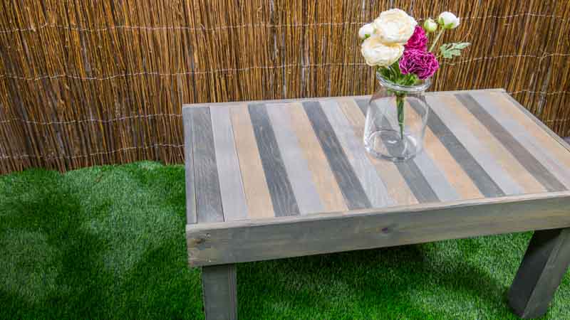 Como hacer una mesa de madera para el jardín