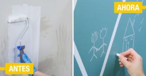 Cómo pintar una pared manchada