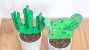 Cómo hacer cactus con corcho