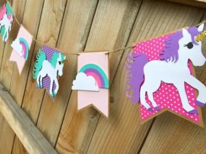 Una guirnalda para tu fiesta de unicornio