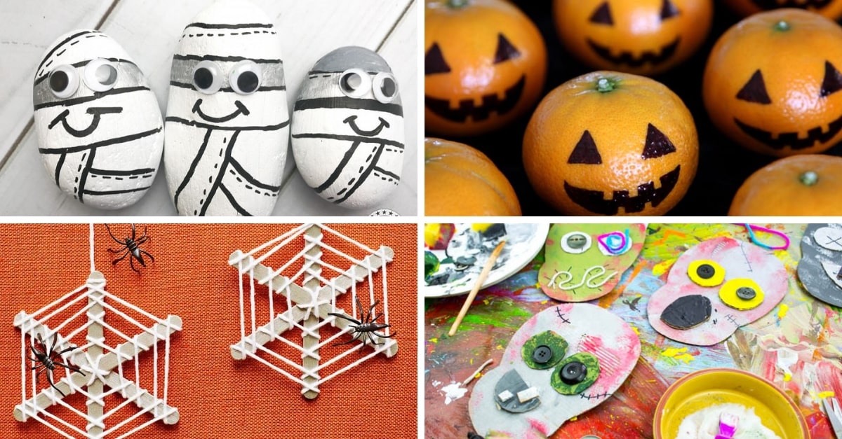 Manualidades de Halloween para niños: ¡15 ideas geniales! | Handfie DIY