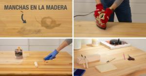Cómo restaurar un escritorio con manchas
