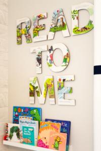 Letras decorativas para cuartos infantiles