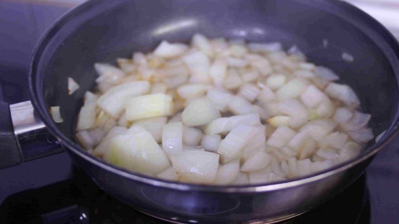 Cocinar la cebolla