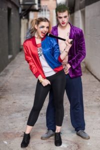 Disfraz en pareja para Halloween de Harley Quinn y El Joker