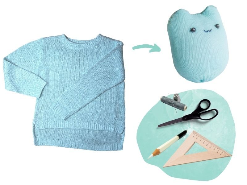Reciclar ropa vieja para crear juguetes y peluches