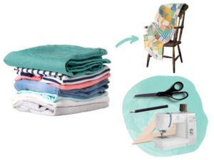Reciclar ropa vieja para hacer una manta patchwork o un edredón