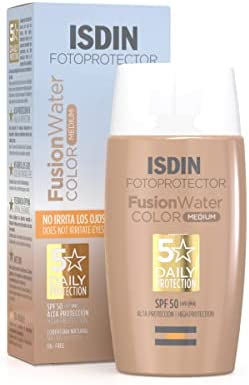 protector solar isdin fusion water color