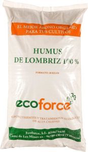 abono orgánico para plantas de humus de lombriz ecoforce