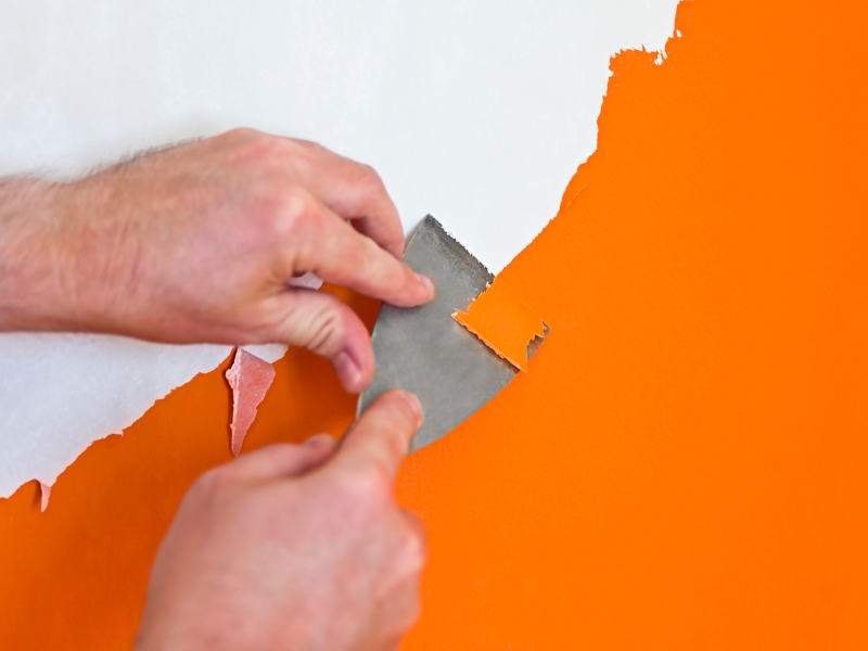 cómo quitar pintura de la pared