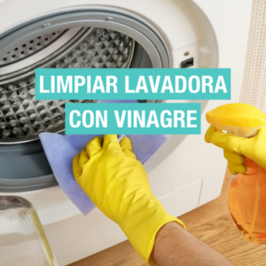 cómo limpiar la lavadora con vinagre handfie