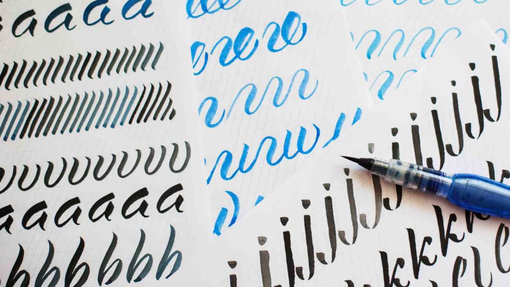 cómo hacer lettering guía paso a paso para principiantes 