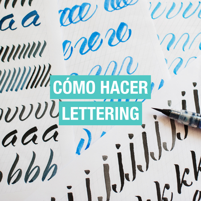 cómo hacer lettering handfie